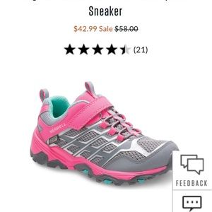 Merrell girls weatherproof shoes